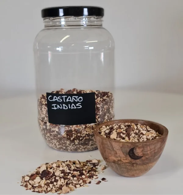 Castaño indias bote y cuenco
