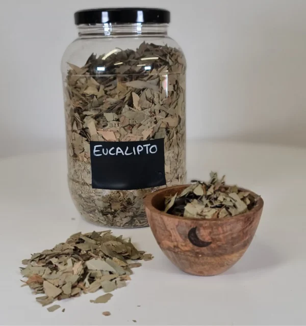 Eucalipto bote y cuenco