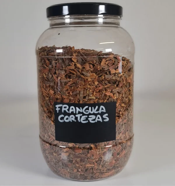 Frangula cortezas bote