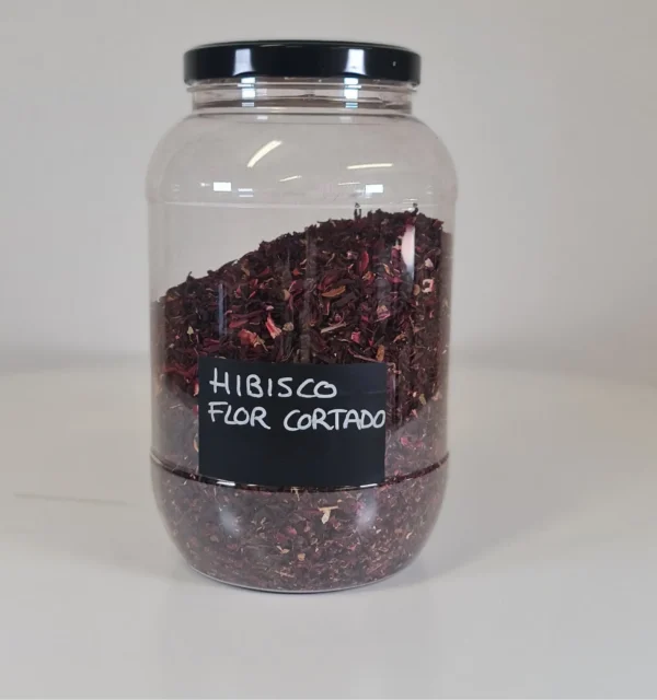 Híbisco flor cortado bote