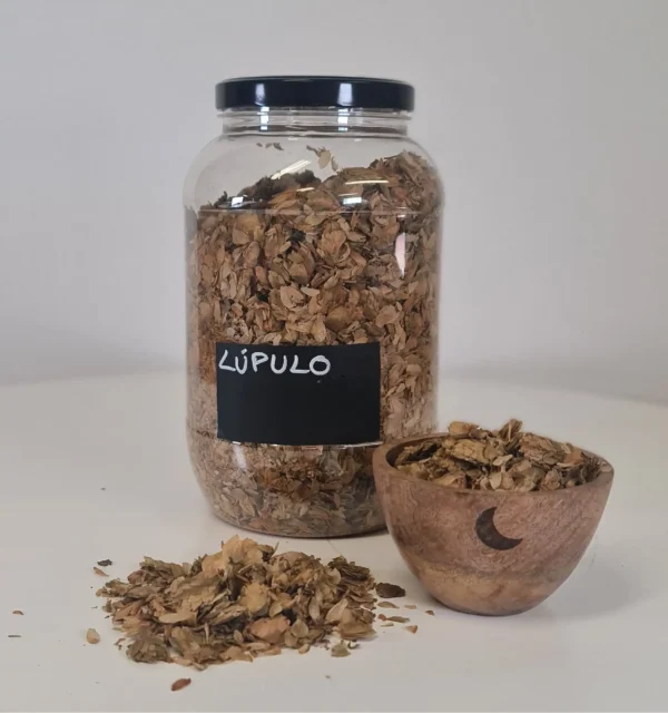 Lúpulo bote y cuenco