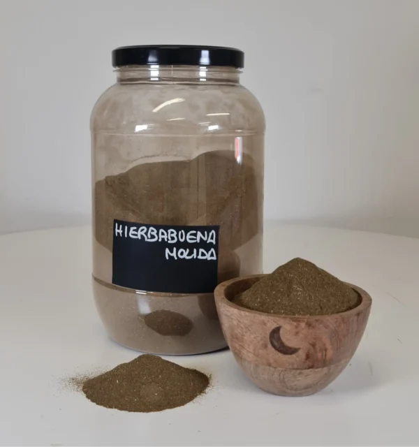 Hierbabuena molida bote y cuenco