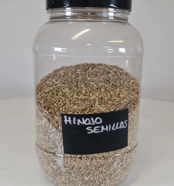 Hinojo semillas bote