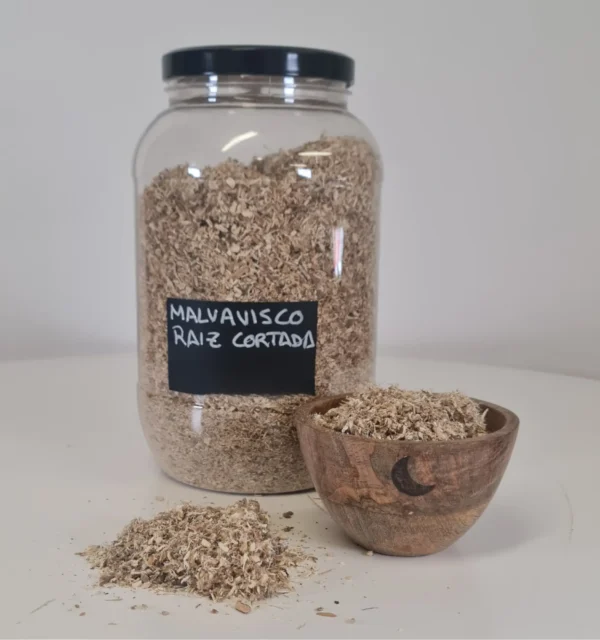 Malvavisco Raíz cortada bote y cuenco