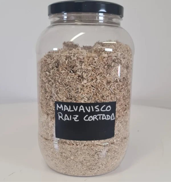 Malvavisco raíz cortada bote