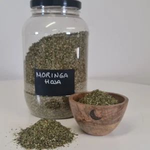 Moringa Hoja bote y cuenco