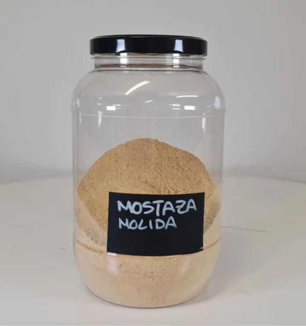 Mostaza molida bote