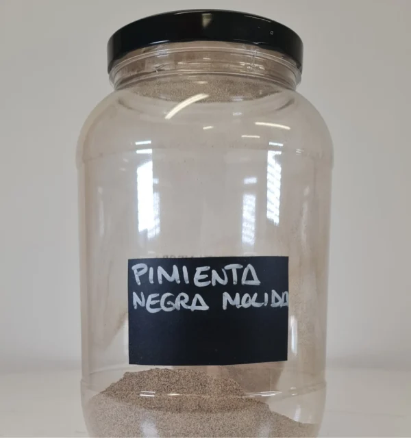 Pimienta negra molida bote
