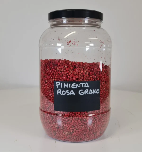 Pimienta rosa grano bote