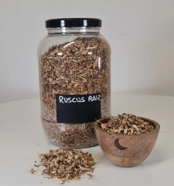 Ruscus raíz bote y cuenco
