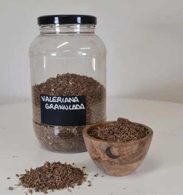 Valeriana granulada bote y cuenco