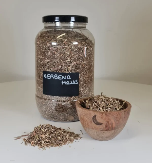 Verbena hojas bote y cuenco