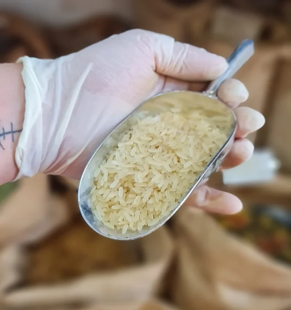 arroz vaporizado