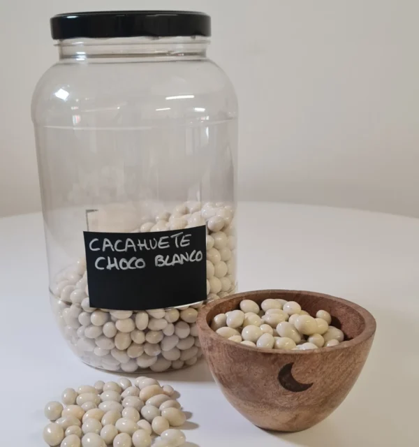 Cacahuente choco blanco bote y cuenco