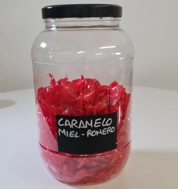 Caramelo miel romero bote