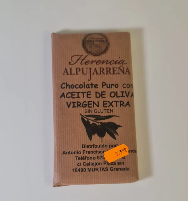 Chocolate sin gluten con aceite de oliva