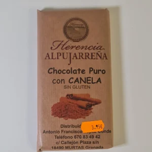 Chocolate sin gluten con canela