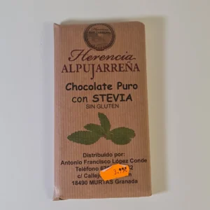 Chocolate sin gluten con stevia