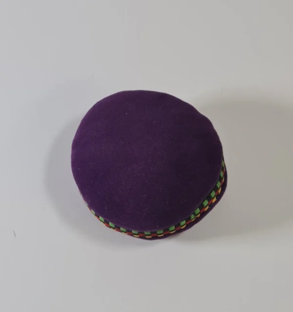 Cojín tibetano morado