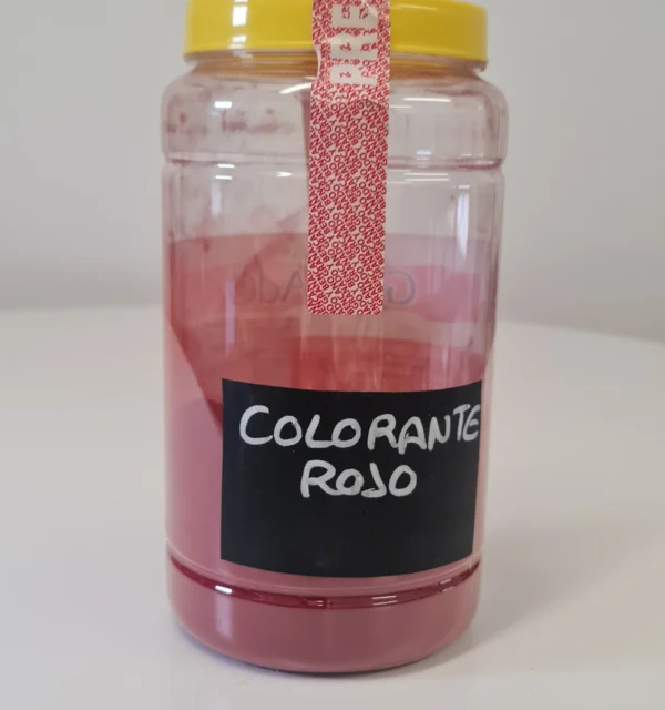 Colorante rojo bote