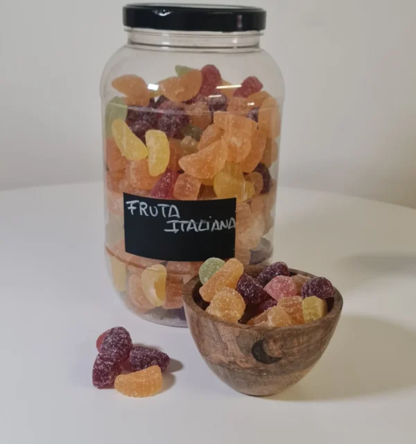 Fruta italiana bote y cuenco
