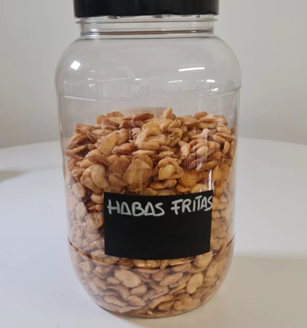 Habas fritas bote