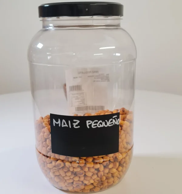 Maíz pequeño bote