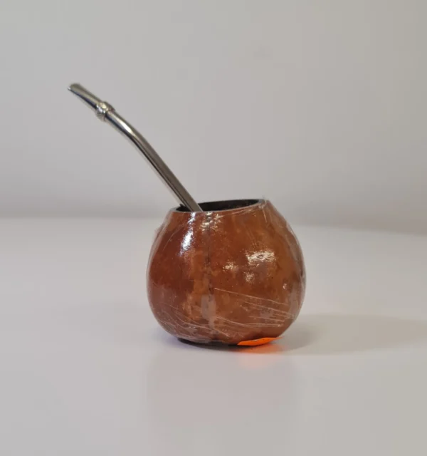 Mate marrón sin borde