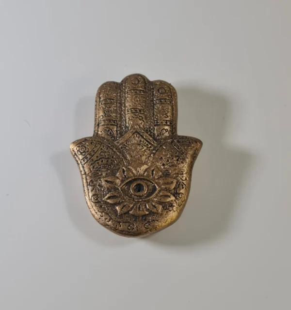 mano de fátima dorada