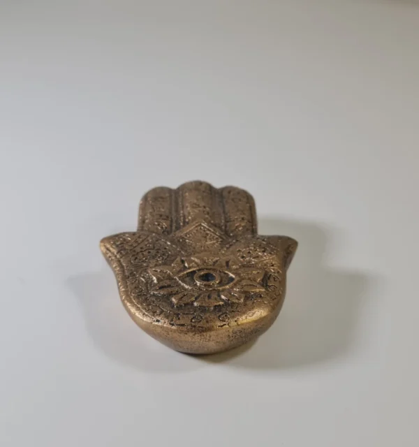 mano de fátima dorada