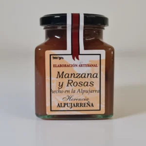 Mermelada de manzana y rosas