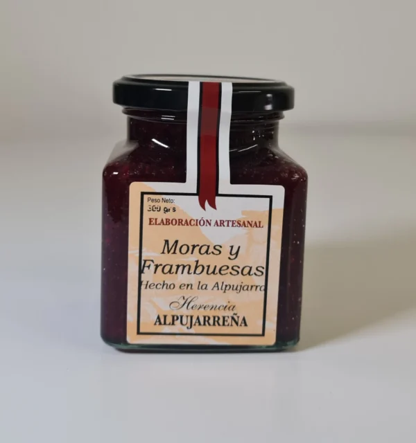 Mermelada de moras y frambuesas