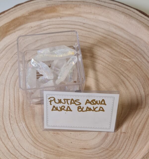 puntas aqua aura blanca