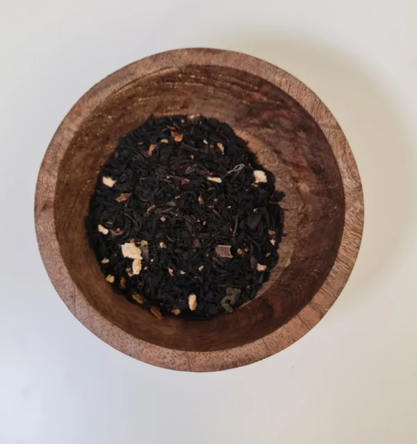 Té azul naranja y canela