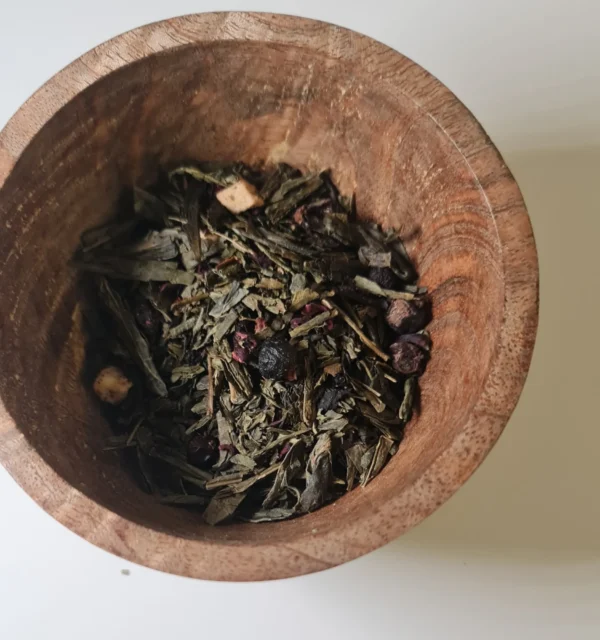 Té verde frutas del bosque