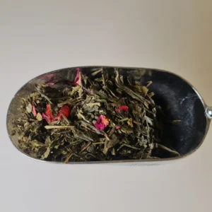 Té verde japonés con cereza