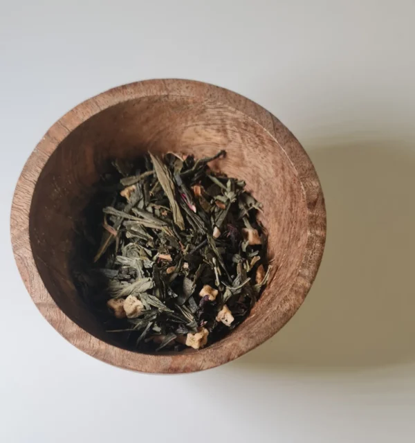 Té verde pastel de manzana