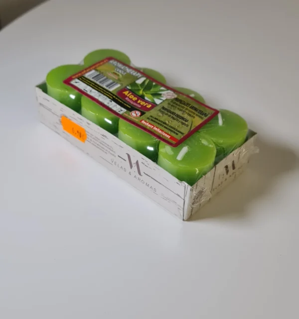 Velas aromáticas aloe vera