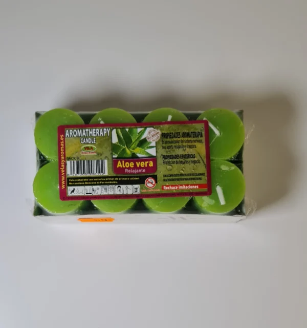 Velas aromáticas aloe vera