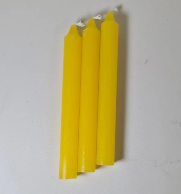 Velas mágicas amarillas grandes