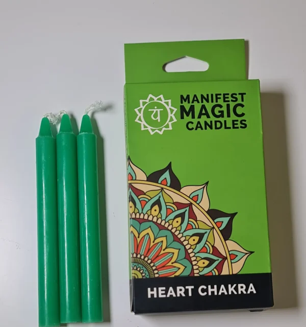 Velas mágicas chakra corazón