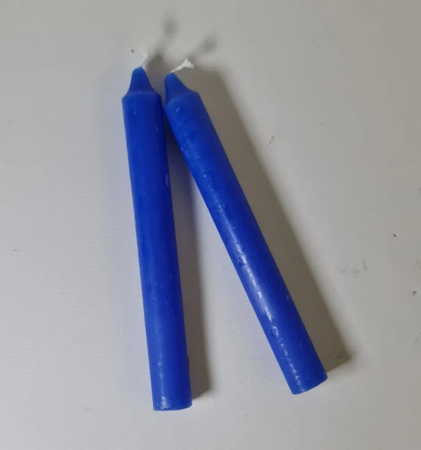 Velas mágicas grandes azules