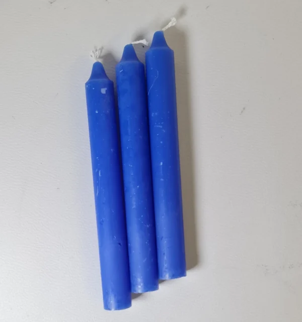 Velas mágicas grandes azules