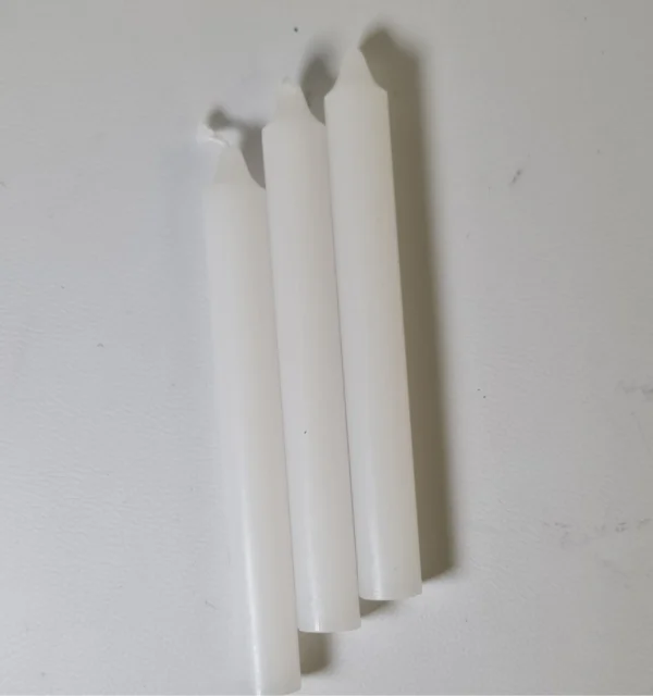 Velas mágicas grandes blancas