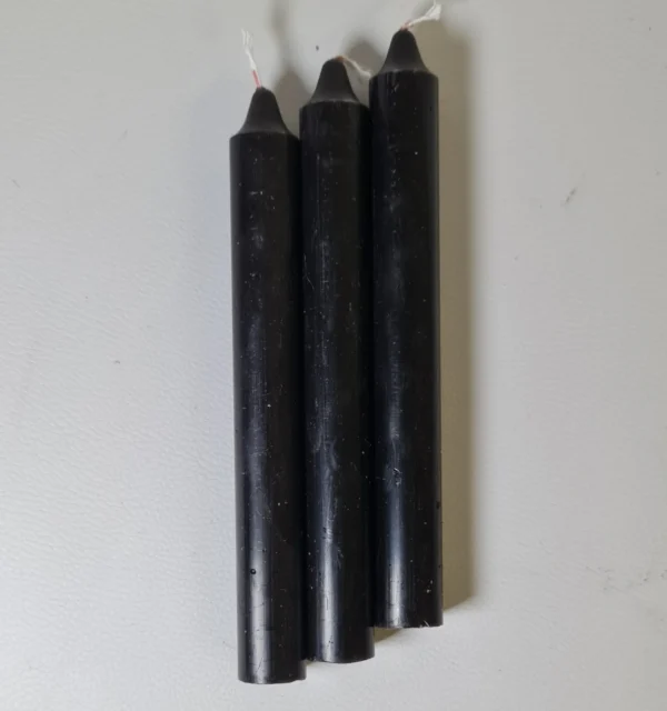 Velas mágicas grandes negras