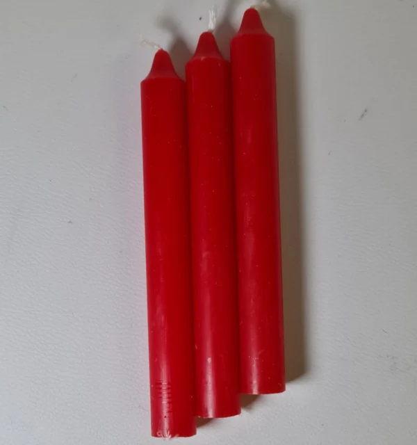 Velas mágicas grandes rojas