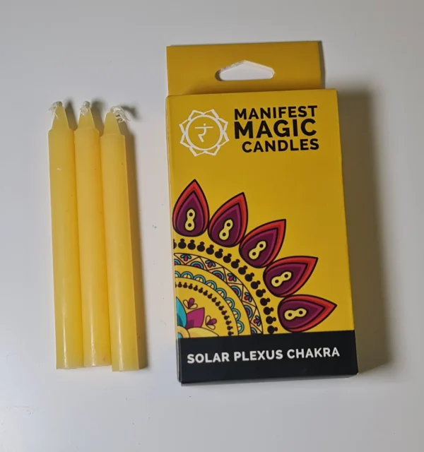 Velas mágicas solar pleux chakra