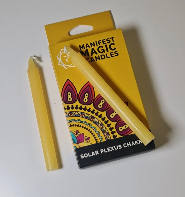 Velas mágicas solar pleux chakra