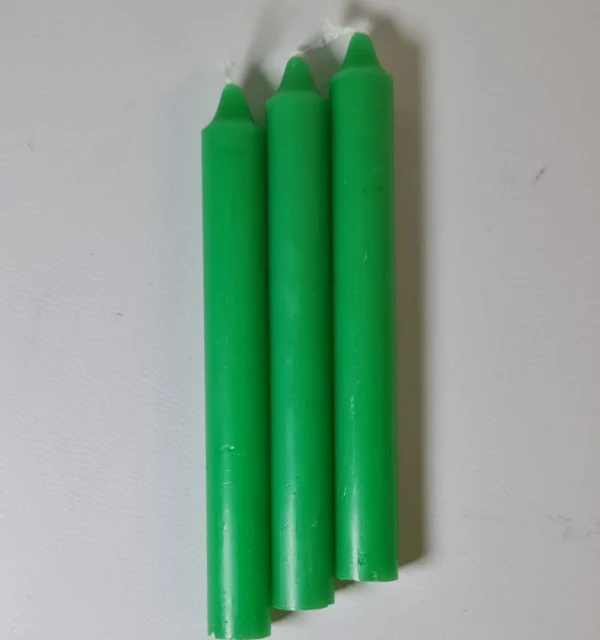 Velas mágicas verdes grandes