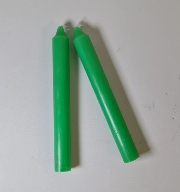 Velas mágicas verdes grandes